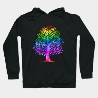 Pretty Rainbow Tree Hoodie